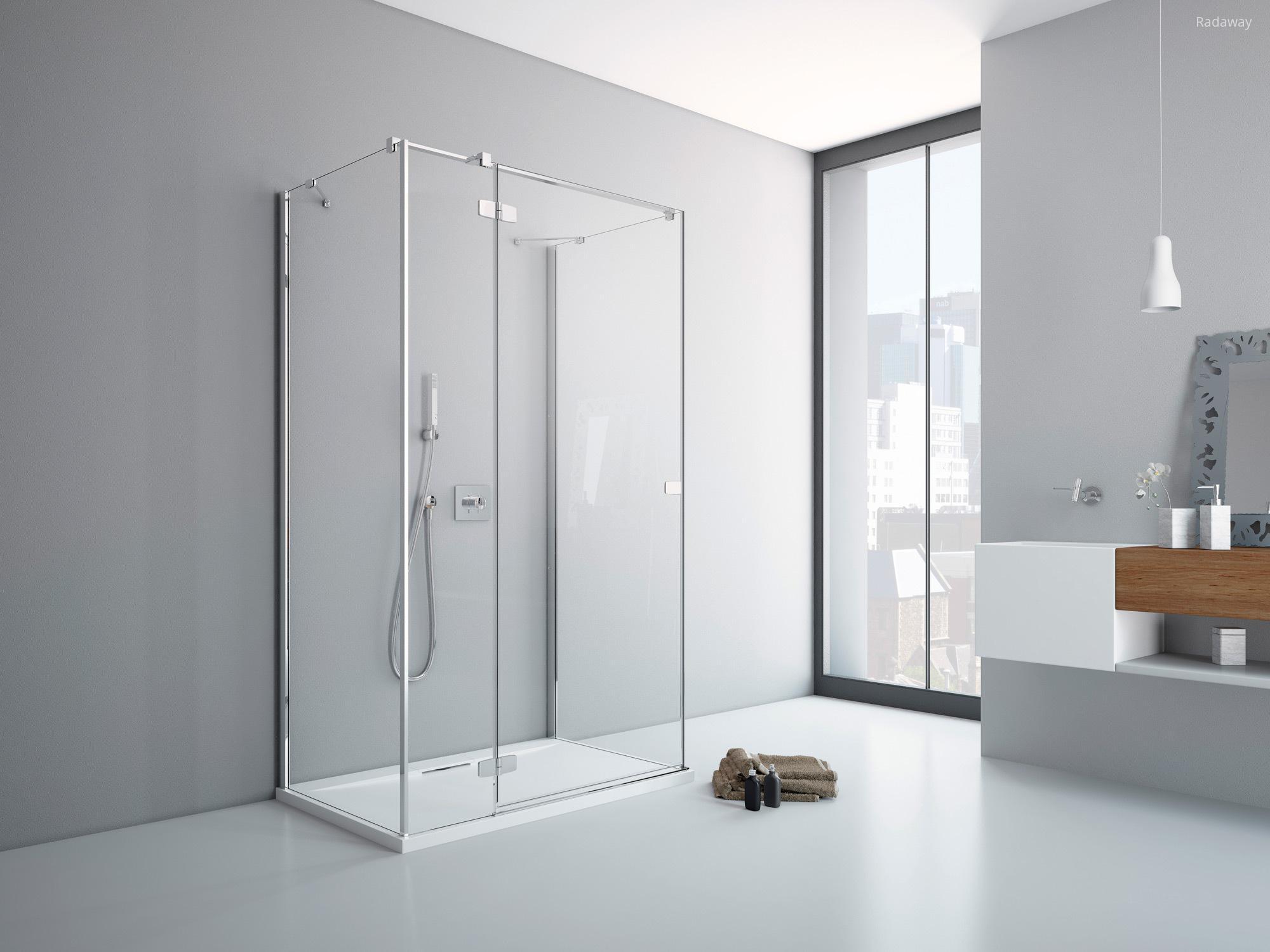 Fuenta New KDJ+S szögletes zuhanykabin - fürdő / WC ötlet, minimál stílusban