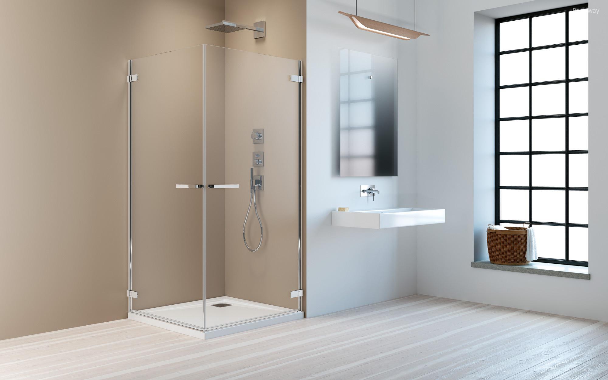 Arta KDD I szögletes zuhanykabin - fürdő / WC ötlet, minimál stílusban