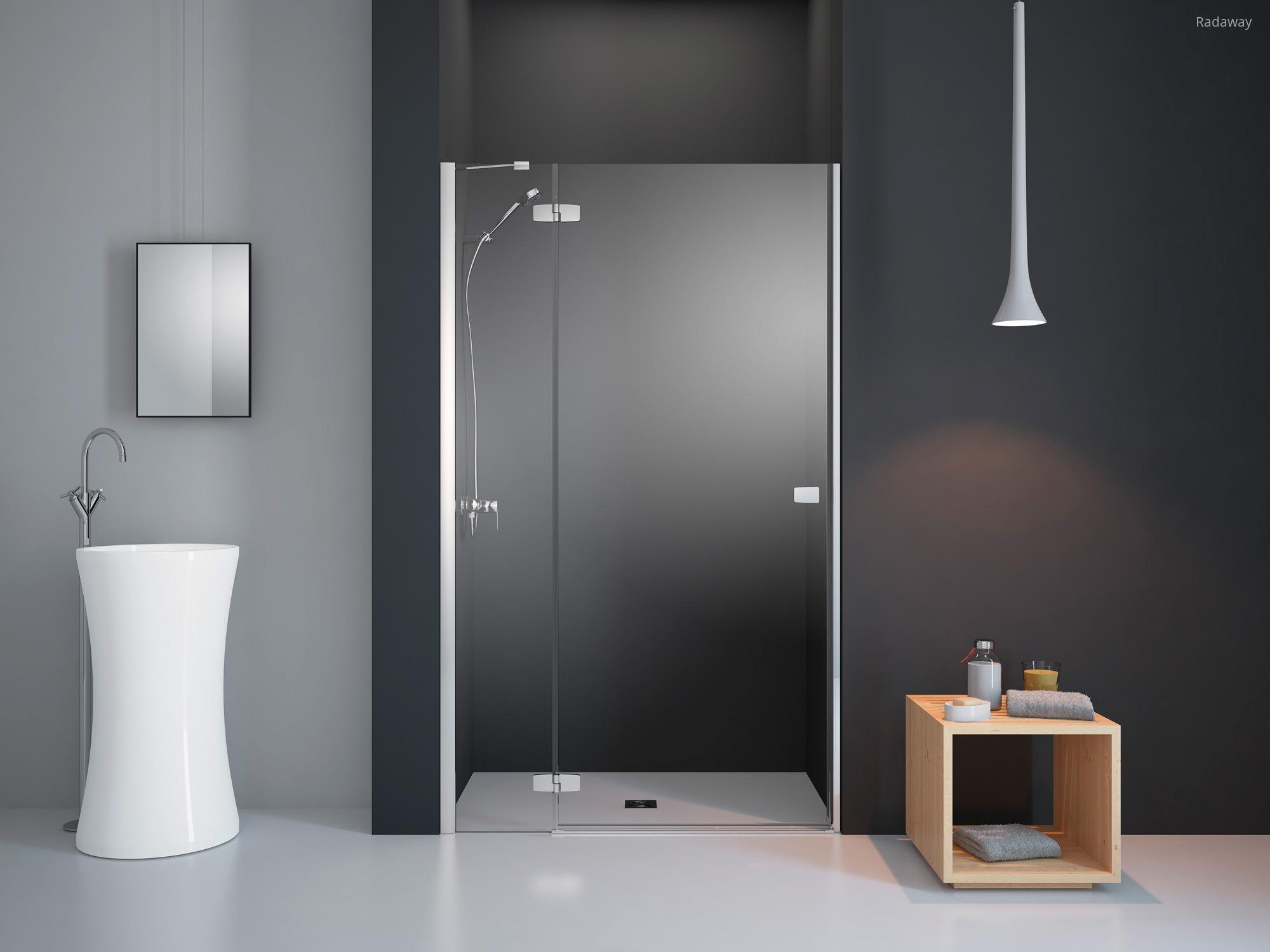 Fuenta New DWJ zuhanyajtó - fürdő / WC ötlet, minimál stílusban