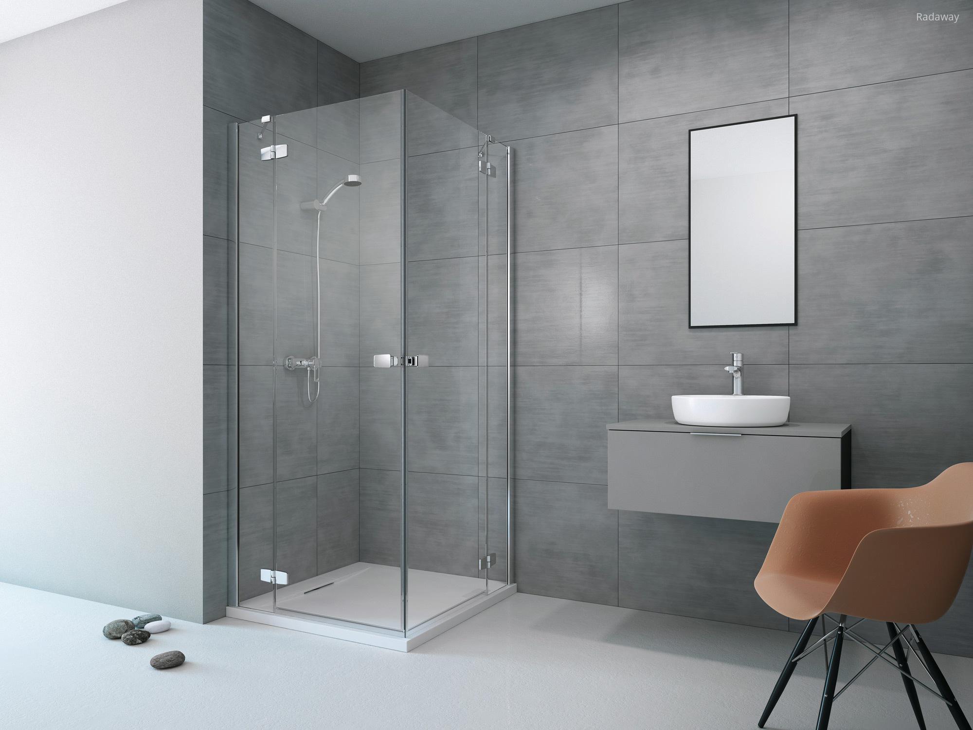 Fuenta New KDD szögletes zuhanykabin - fürdő / WC ötlet, minimál stílusban