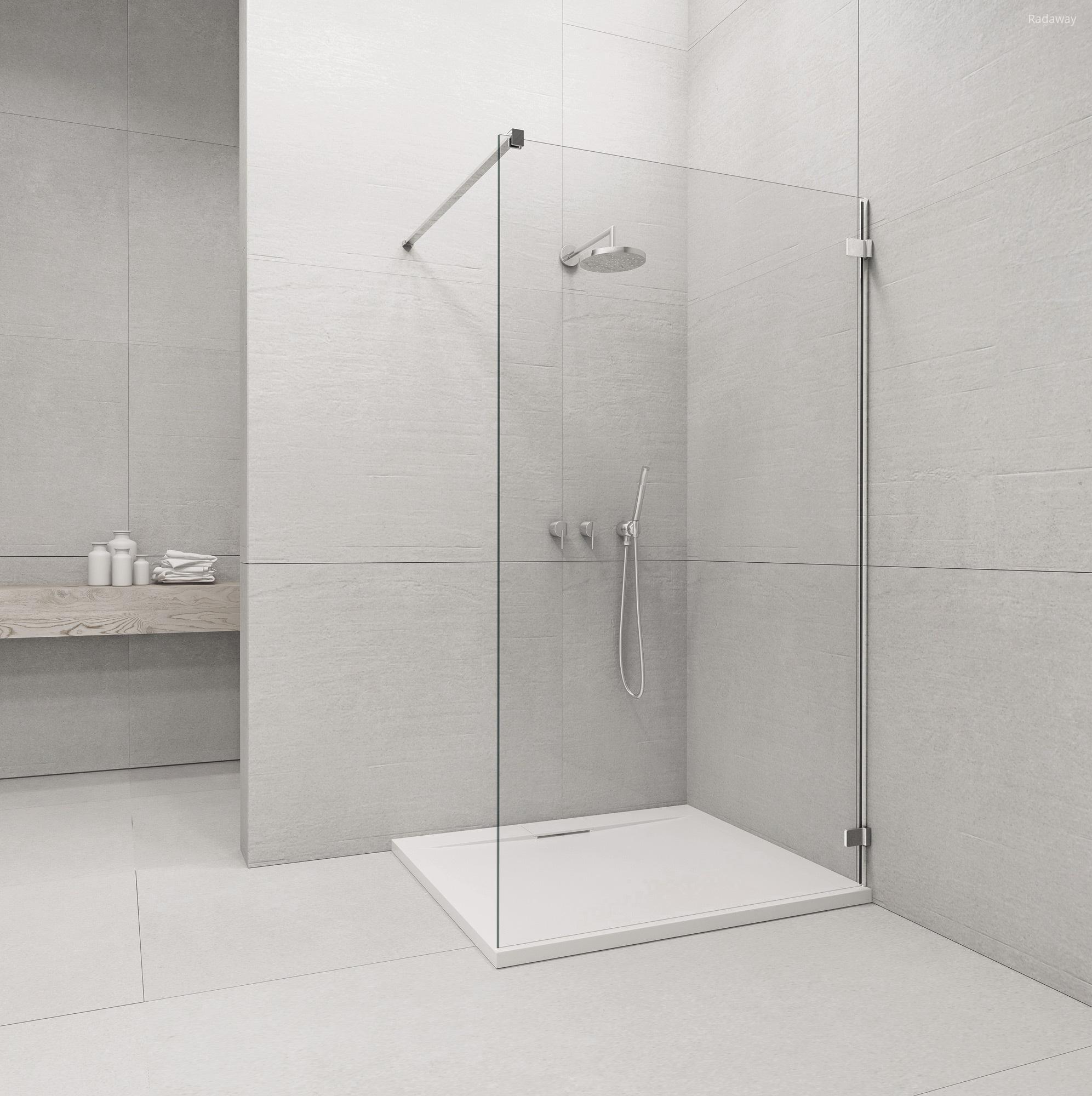 Euphoria Walk-In V zuhanyfal - fürdő / WC ötlet, minimál stílusban