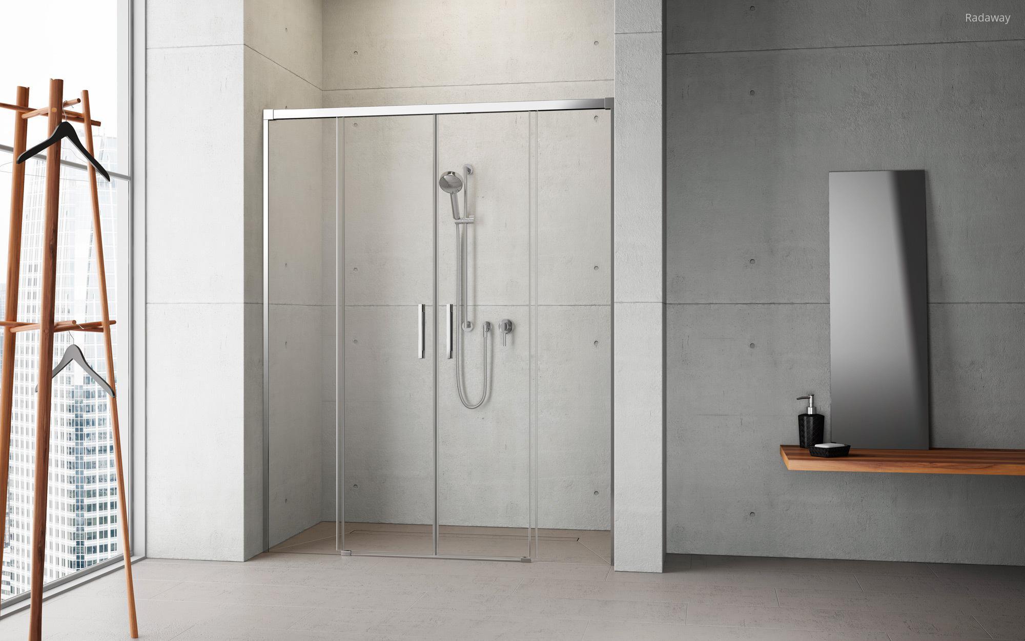 Idea DWD zuhanyajtó - fürdő / WC ötlet, minimál stílusban