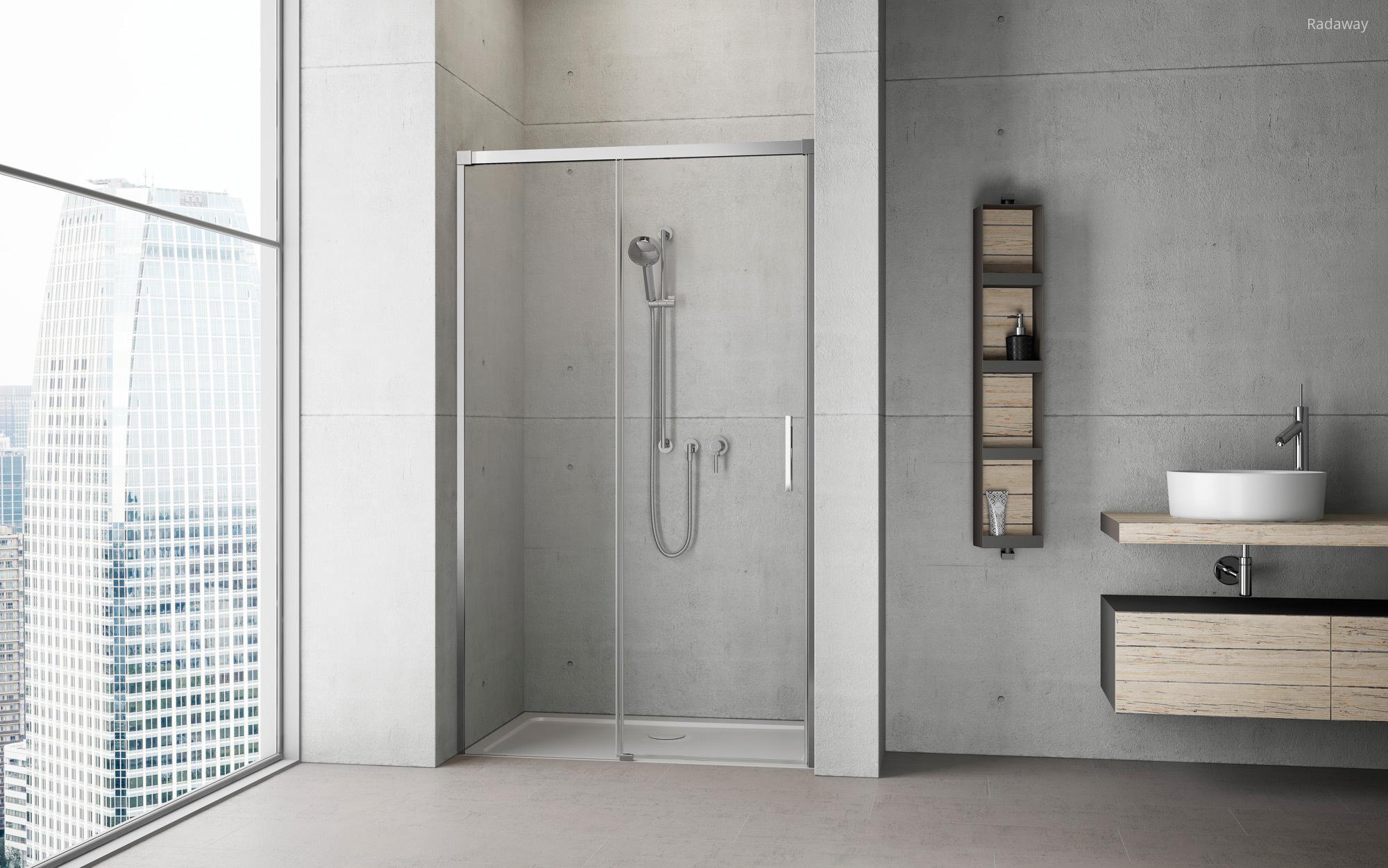 Idea DWJ zuhanyajtó - fürdő / WC ötlet, modern stílusban