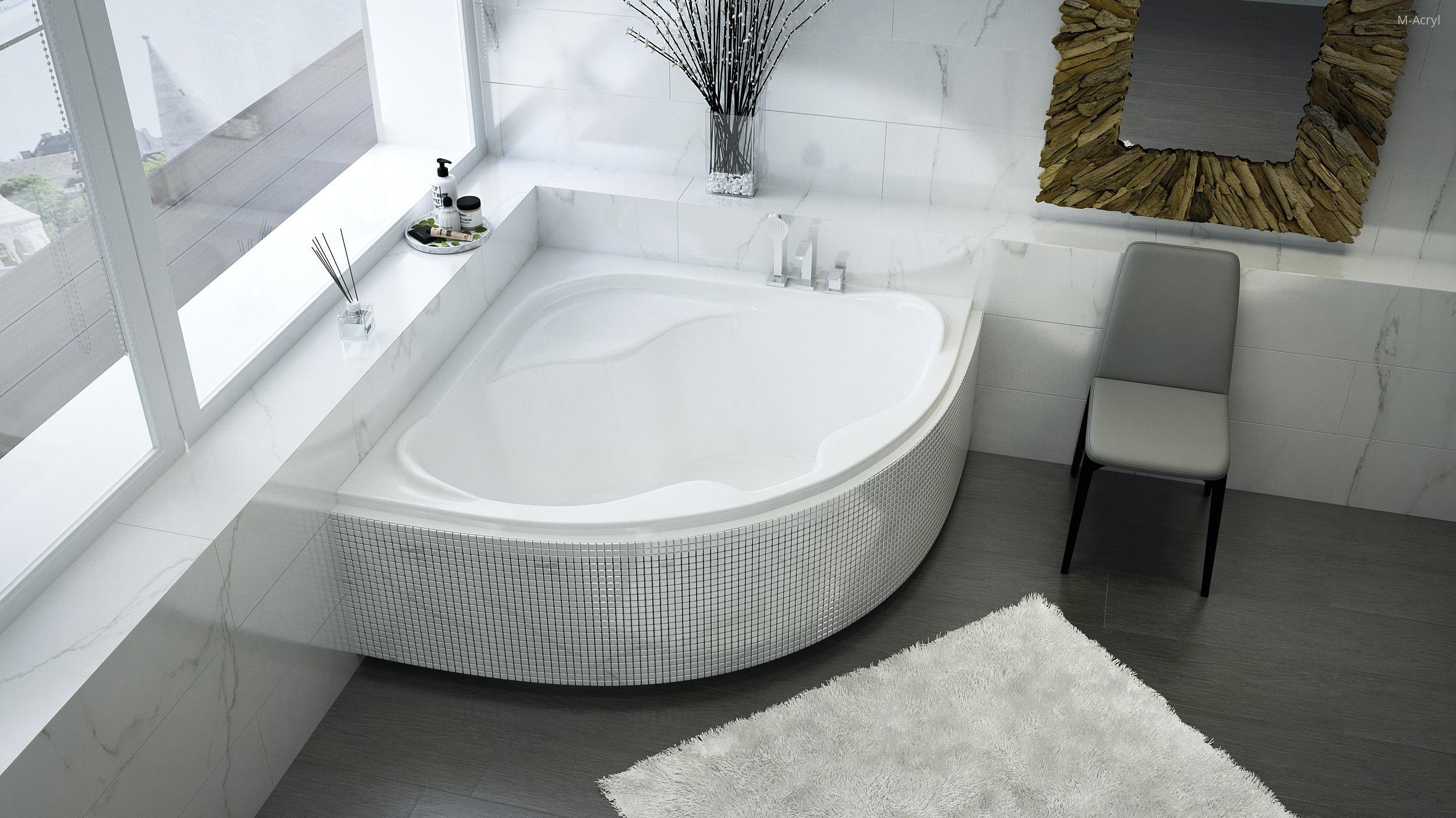 Samanta sarokkád - fürdő / WC ötlet, modern stílusban