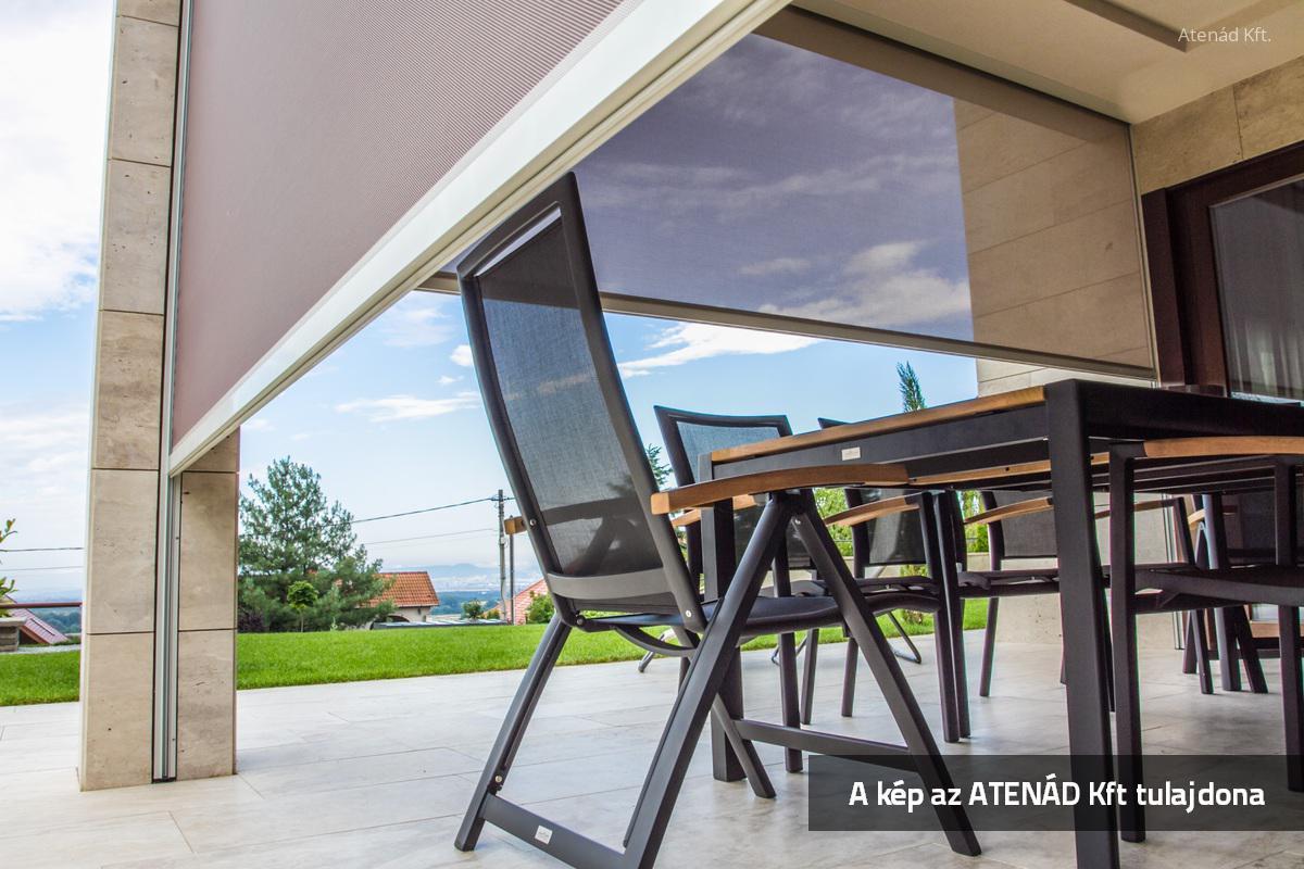 Fixscreen árnyékoló a teraszon - erkély / terasz ötlet, modern stílusban