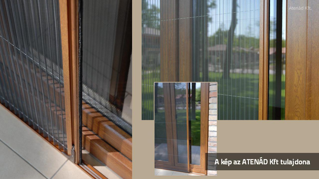 Pliszé szúnyogháló a teraszon - erkély / terasz ötlet, modern stílusban