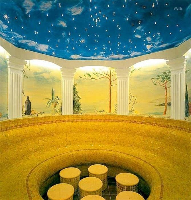 Otthoni wellness caldariummal - medence / jakuzzi ötlet, klasszikus stílusban