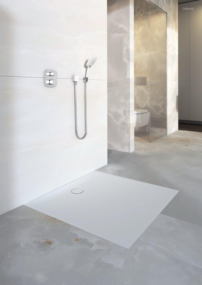 Innovatív zuhanytálca - fürdő / WC ötlet, minimál stílusban