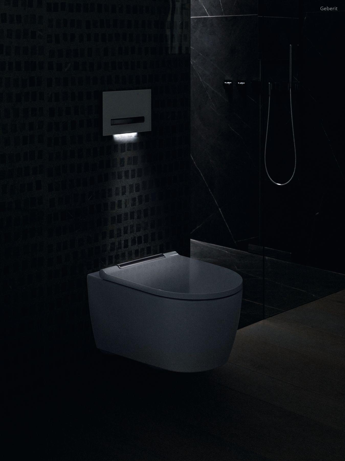 Futurisztikus wc csésze működtető lappal - fürdő / WC ötlet