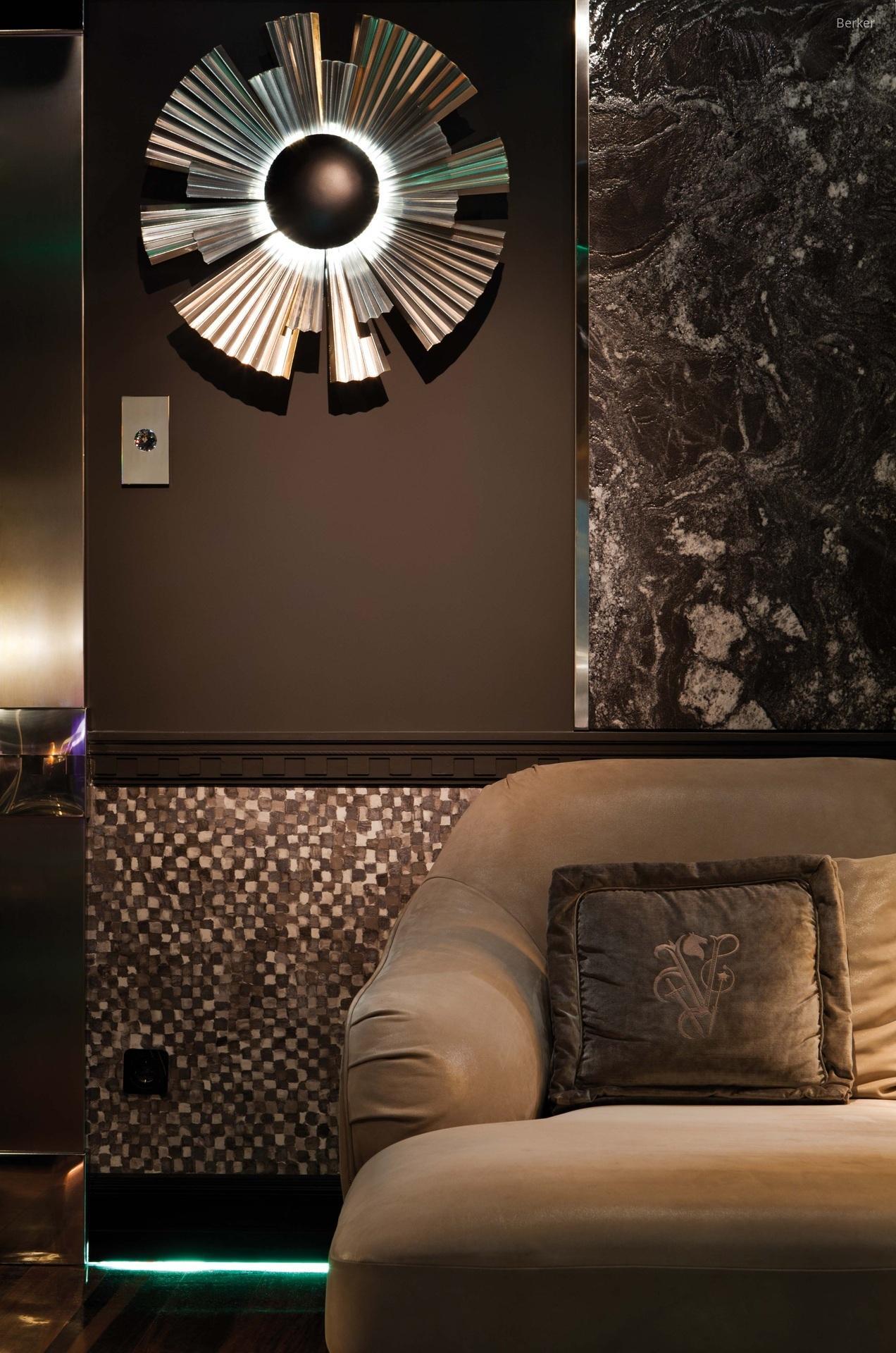 Fekete konnektor - nappali ötlet, modern stílusban