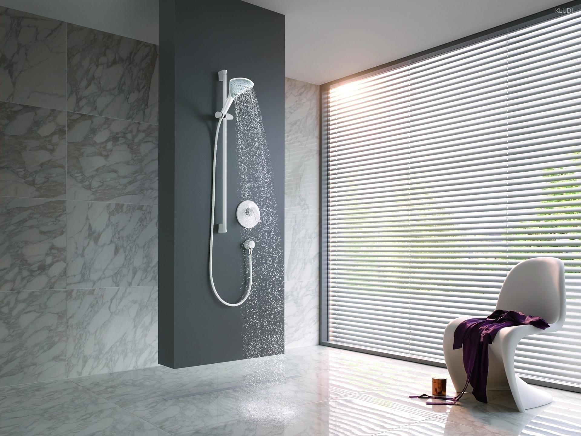 Minimalista zuhany - fürdő / WC ötlet, modern stílusban