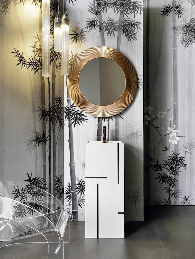 Látványos mosdó - fürdő / WC ötlet, modern stílusban