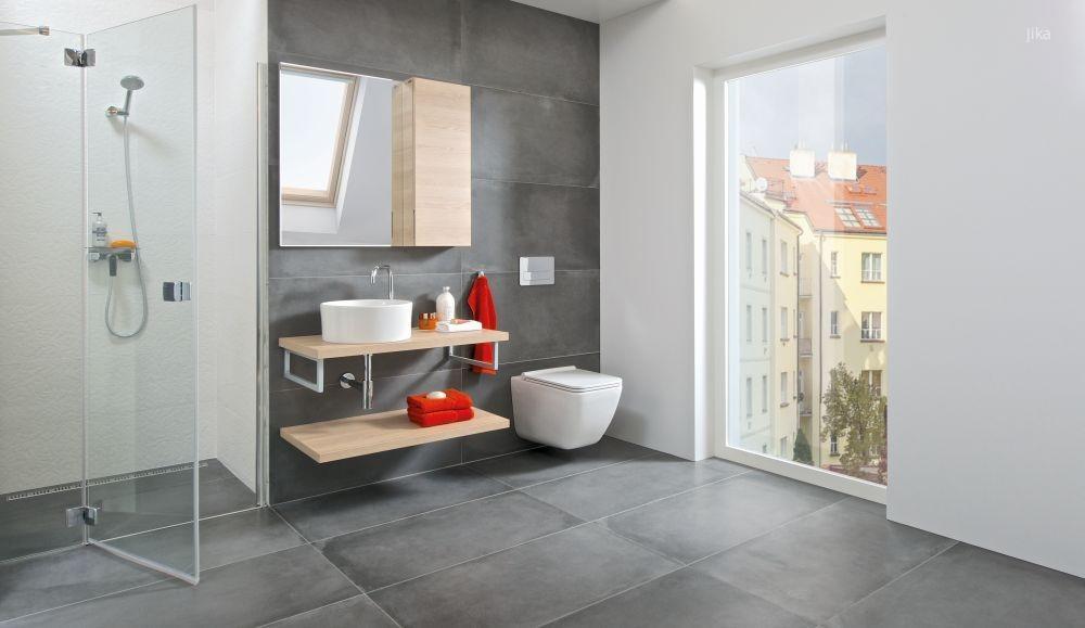 Modern fürdő szürkében - fürdő / WC ötlet, modern stílusban