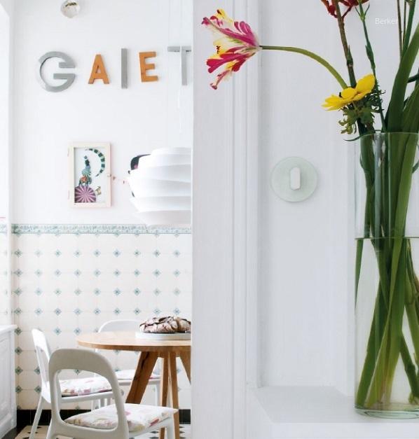 Különleges villanykapcsoló - konyha / étkező ötlet, modern stílusban