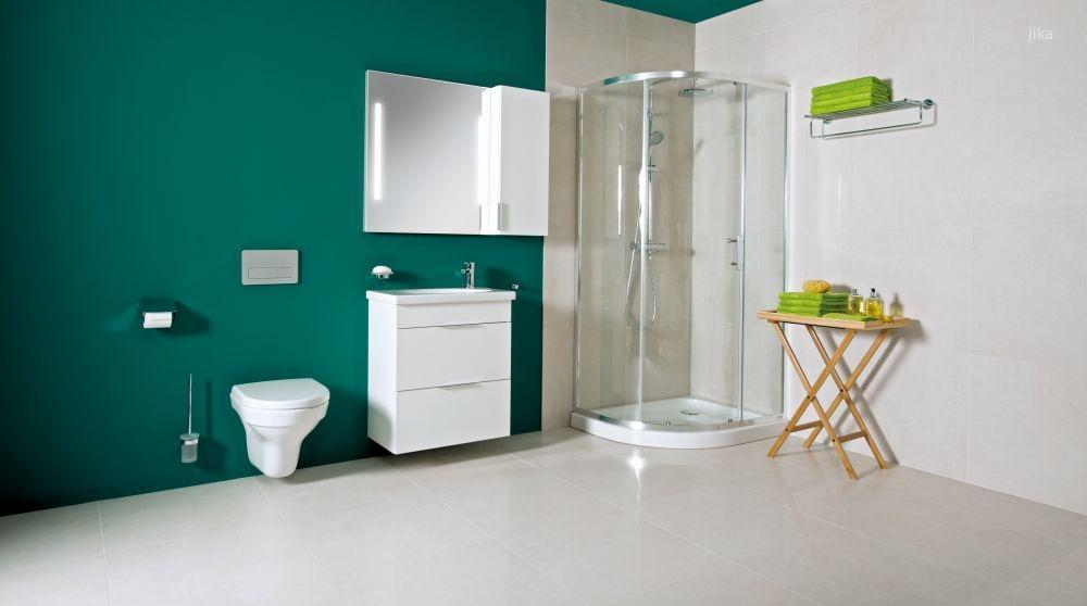 Fehér szaniterek - fürdő / WC ötlet, modern stílusban