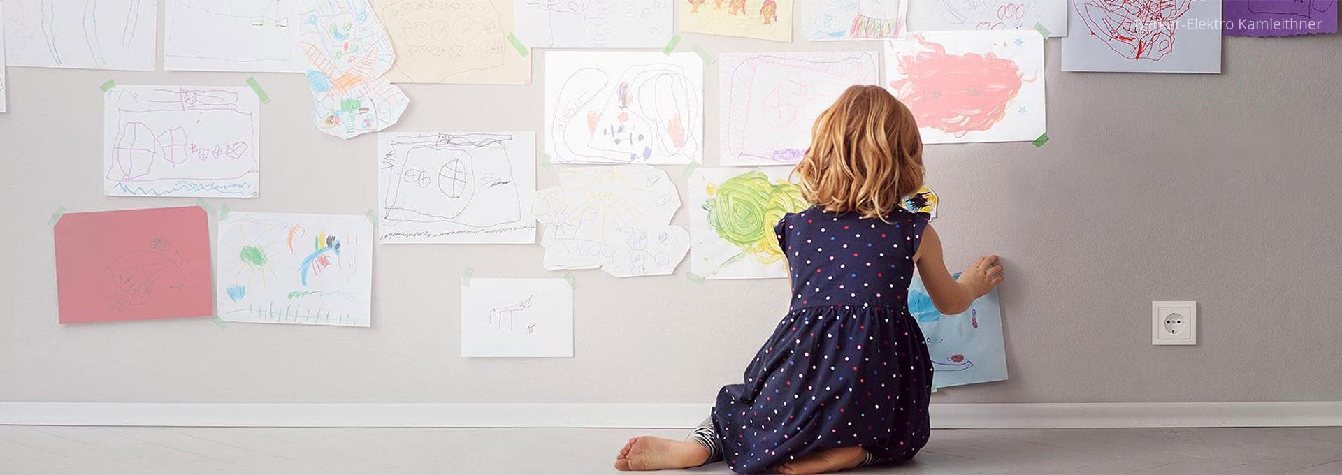 Gyermekvédett konnektorok - gyerekszoba ötlet, modern stílusban