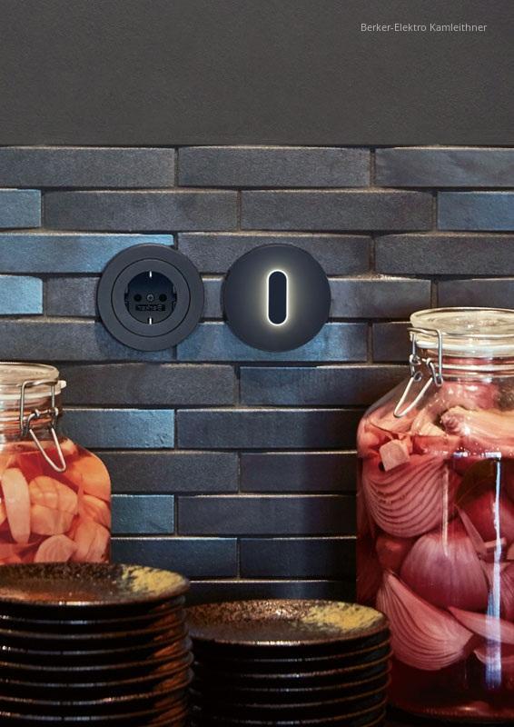 Kapcsoló irányfénnyel - konyha / étkező ötlet, modern stílusban