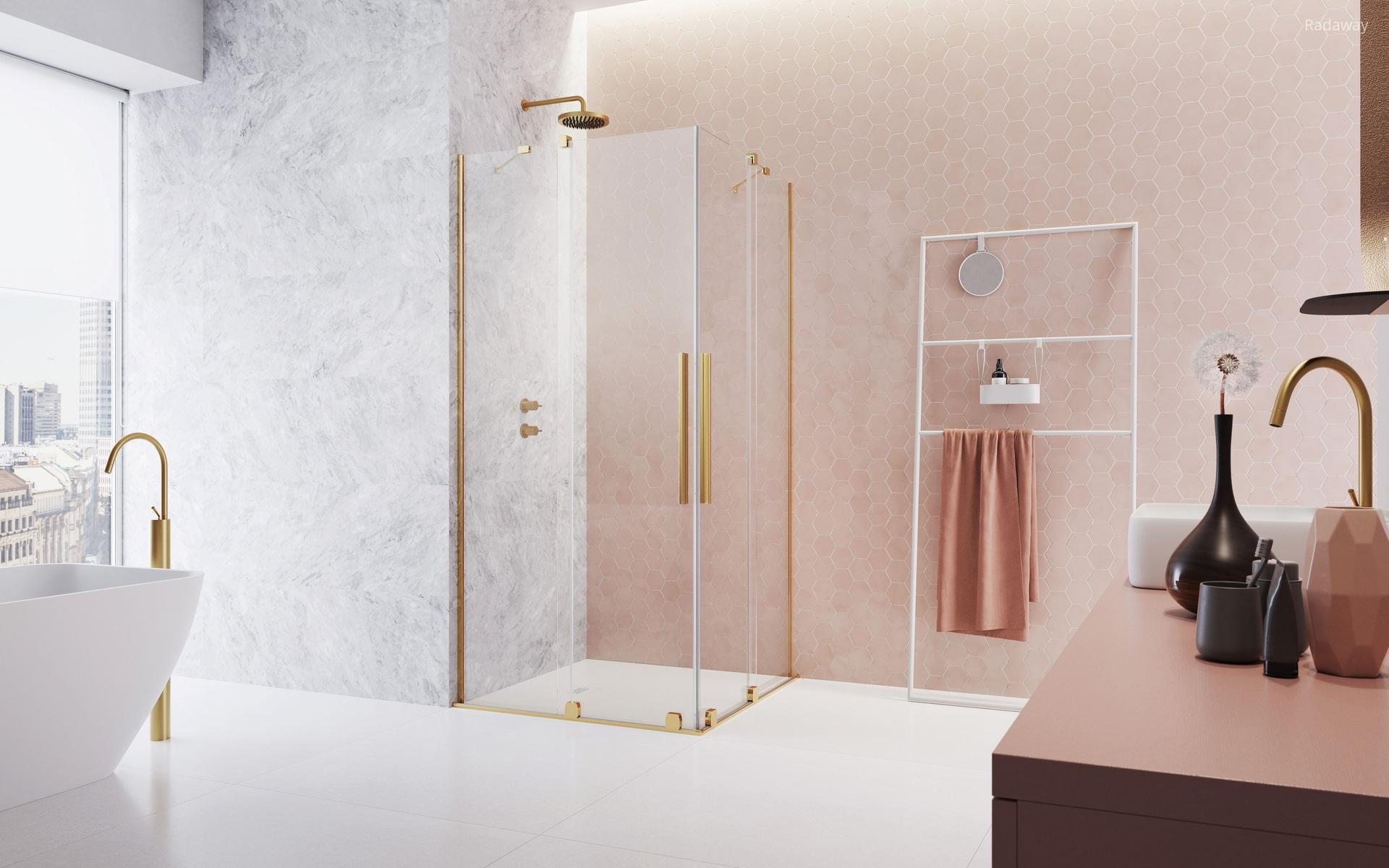 Üveg zuhanykabin - fürdő / WC ötlet, modern stílusban