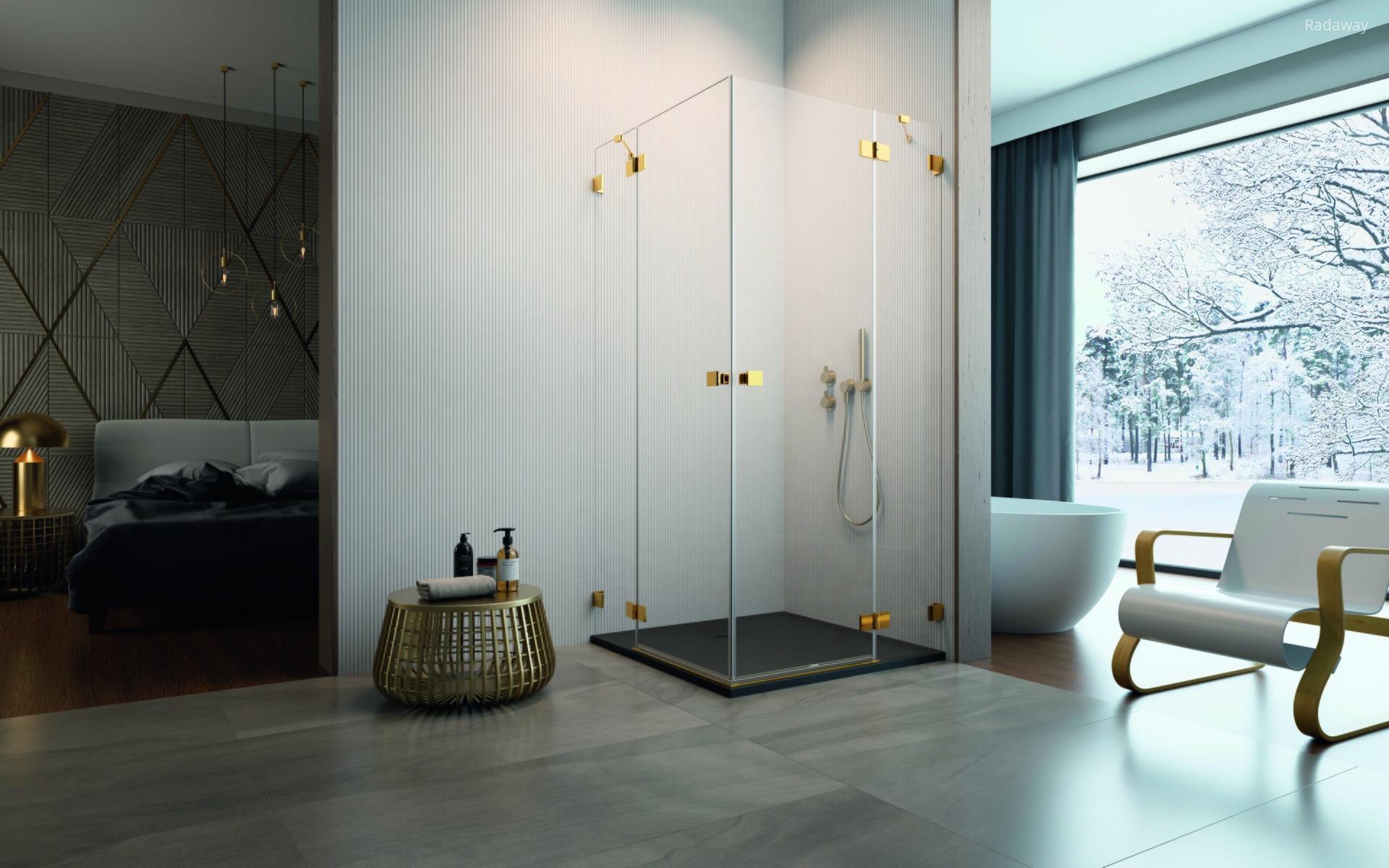 Üveg zuhanykabin - fürdő / WC ötlet, modern stílusban