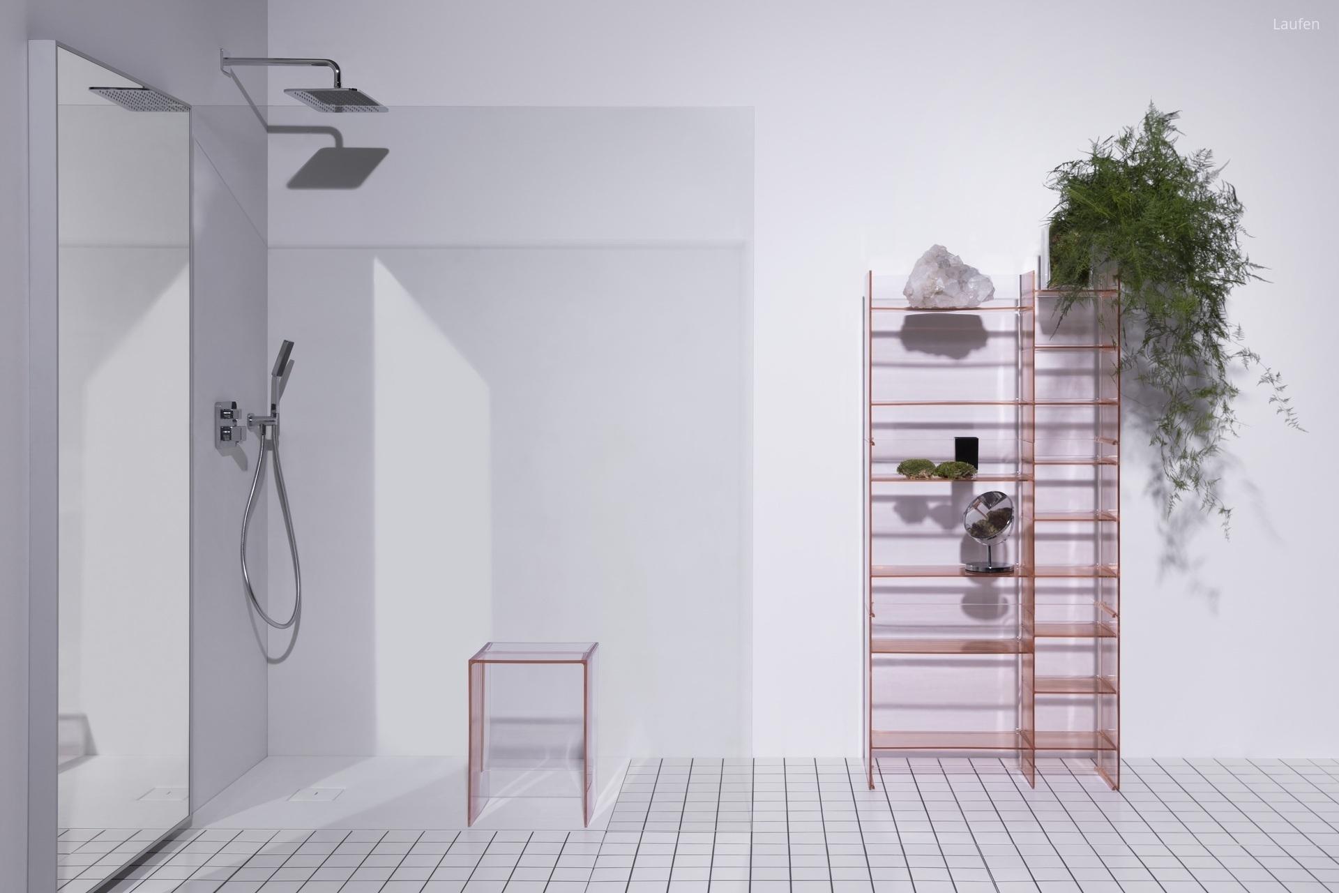 Tágas, szellős fürdőszoba - fürdő / WC ötlet, modern stílusban