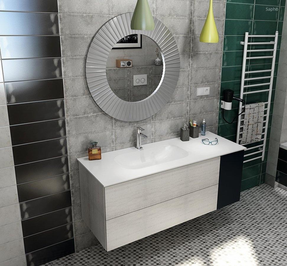 TREOS Rockstone pult - fürdő / WC ötlet, modern stílusban