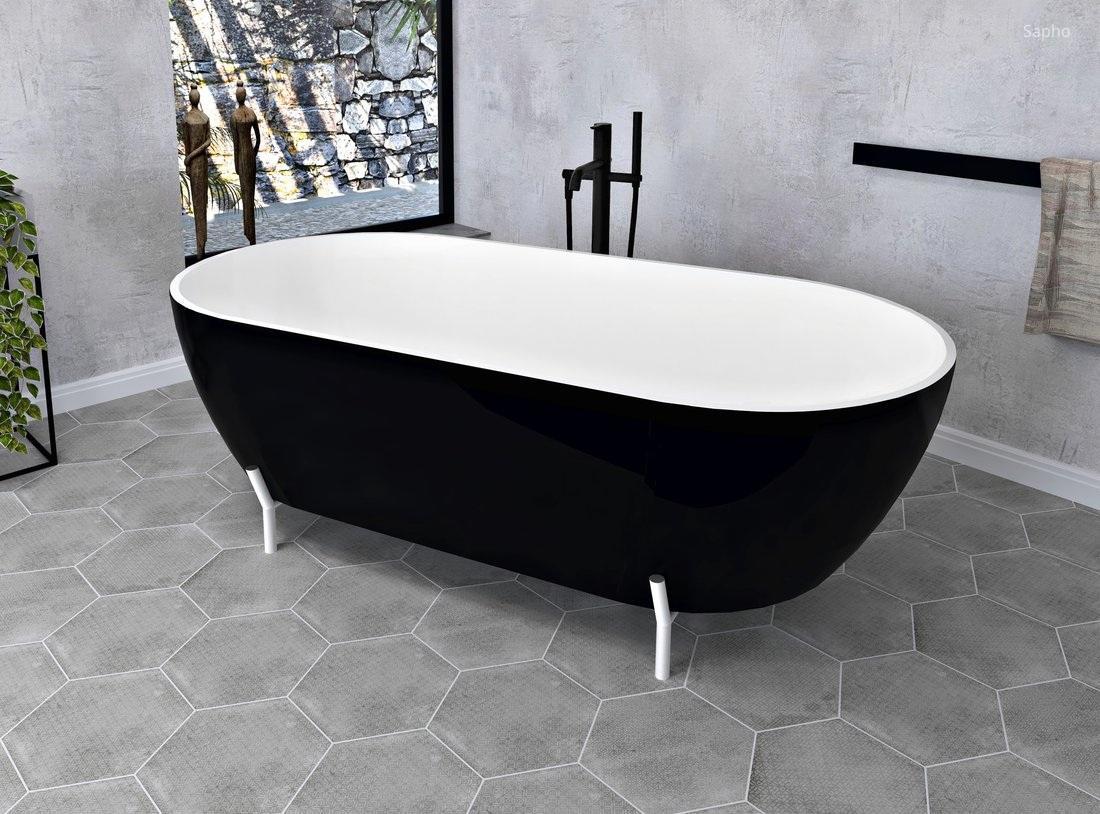 POLYSAN REDUTA szabadon álló kád - fürdő / WC ötlet, modern stílusban