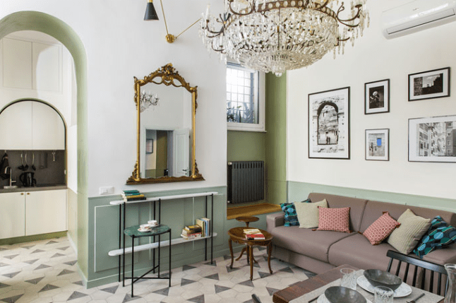 Un appartement au design coloré à Rome Un appartement au design coloré à Rome