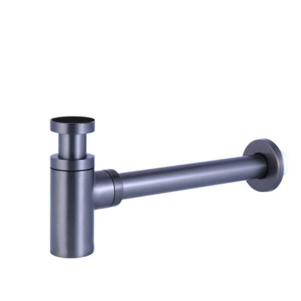 AREZZO design Round gun metal mosdószifon AR-220GM