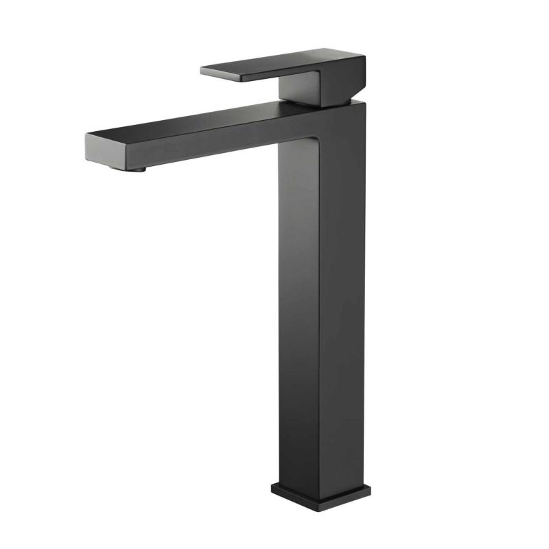 AREZZO design CUBEFIELD magasított mosdócsaptelep, fekete AREZZO design CUBEFIELD magasított mosdócsaptelep, fekete