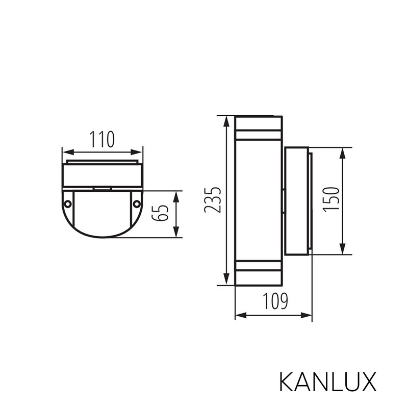 KANLUX ZEW EL-235U-B lámpa GU10