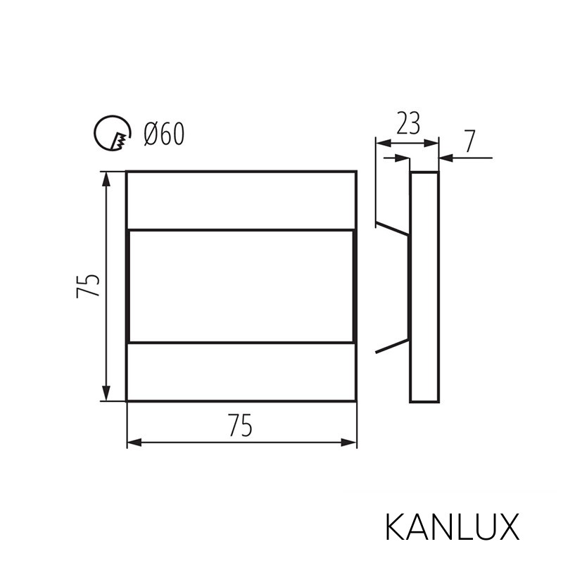 KANLUX TERRA LED CW lámpa