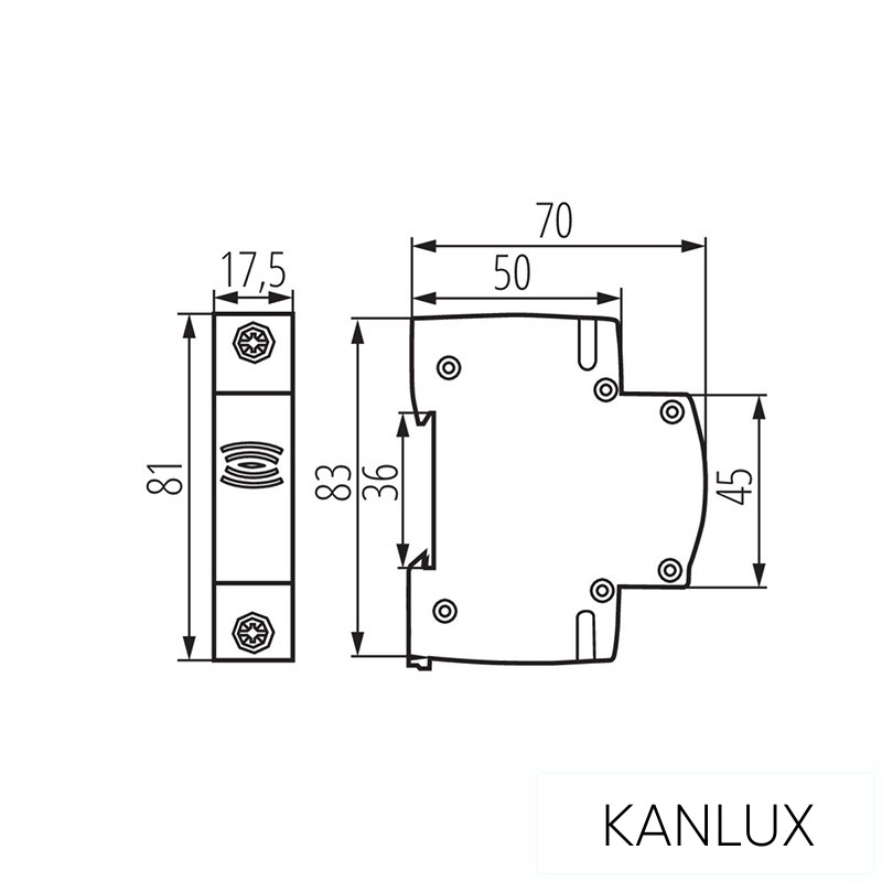 KANLUX KDOB-230V csengő