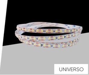UNIVERSO LED szalag DC:24V 2835-120D 10w-975lm/méter 3000k IP20 8mm x 10méter 3év