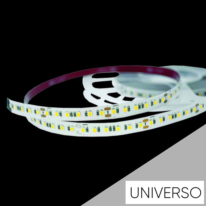 UNIVERSO LED szalag 2835-120D 24V 11.8w-1062lm/m 3000k IP20 5mm x 5m