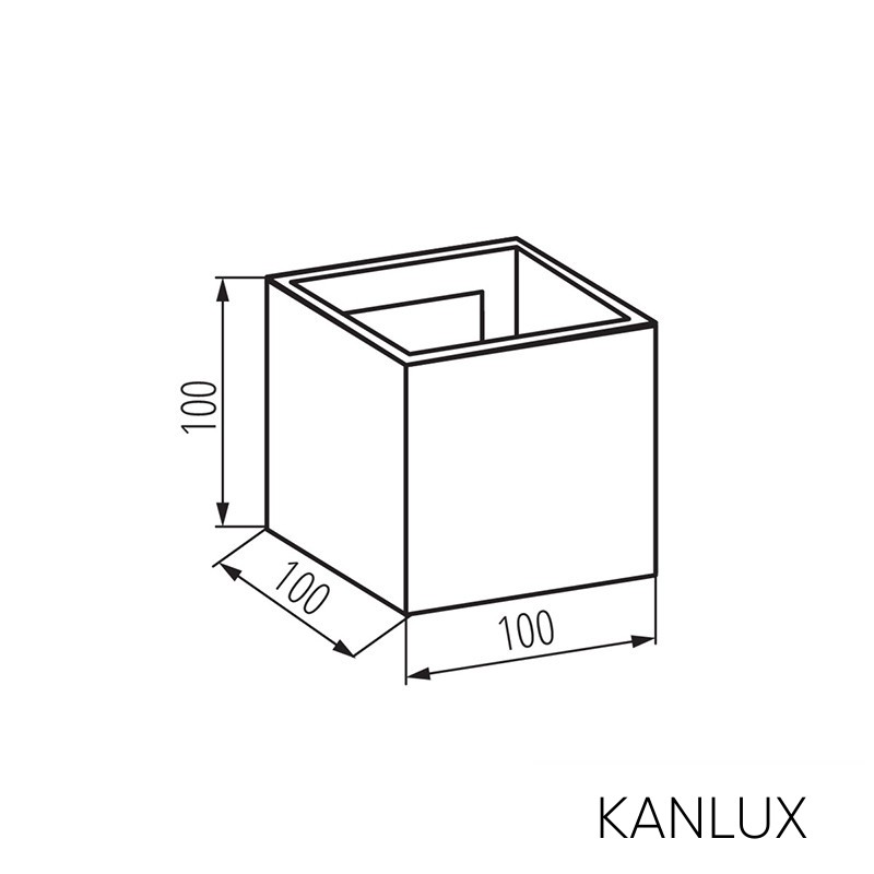 KANLUX REKA LED EL 7W-L-GR lámpa