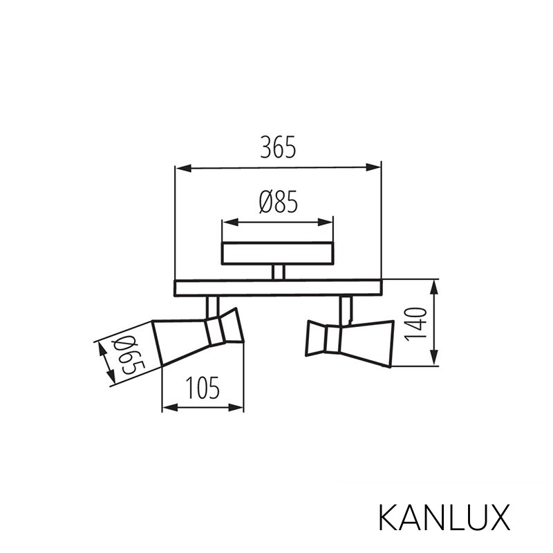 KANLUX MILENO EL-2I B-AG