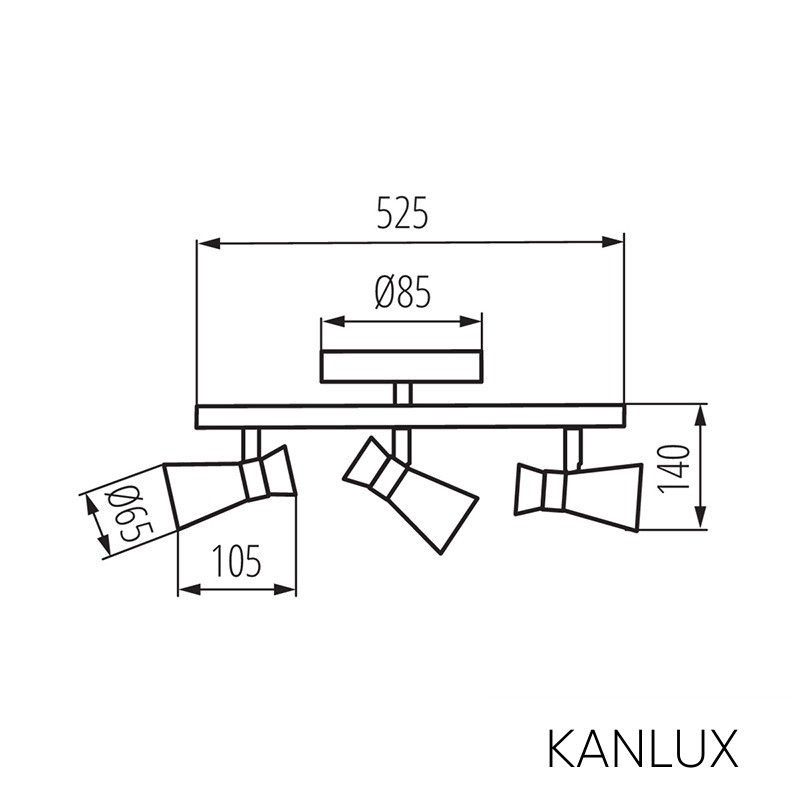 KANLUX MILENO EL-3I B-AG