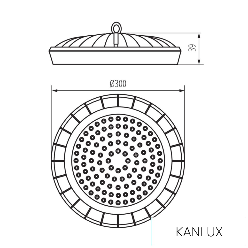 Kanlux HB UFO LED 150W-NW lámpa 