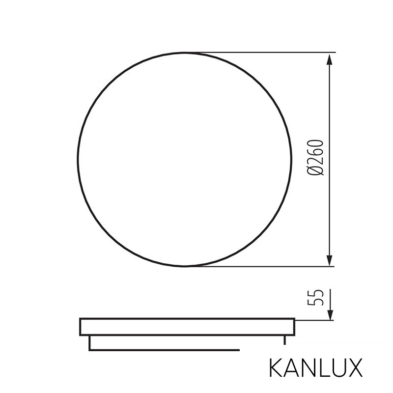 KANLUX BENO 24W NW-O-SE W lámpa
