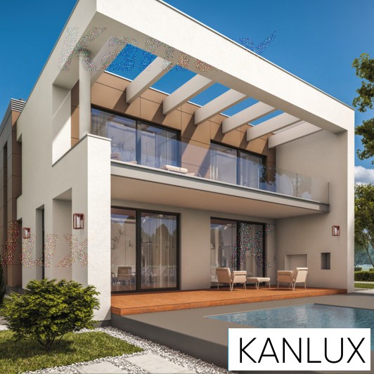 KANLUX VIMO EL 27 SE-BR kerti lámpa