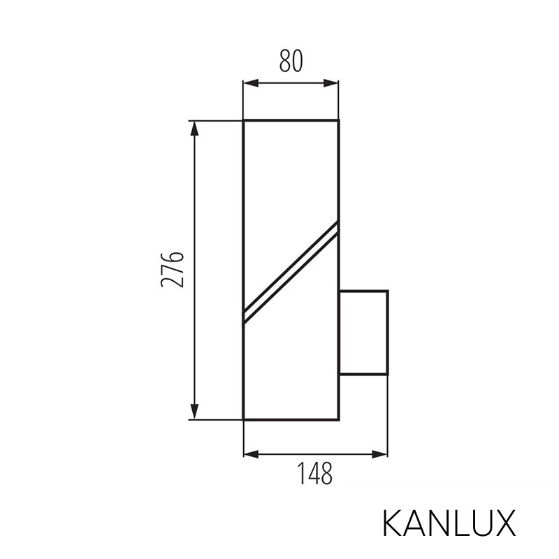 KANLUX LAVEN EL 28 SE-GR lámpa E27