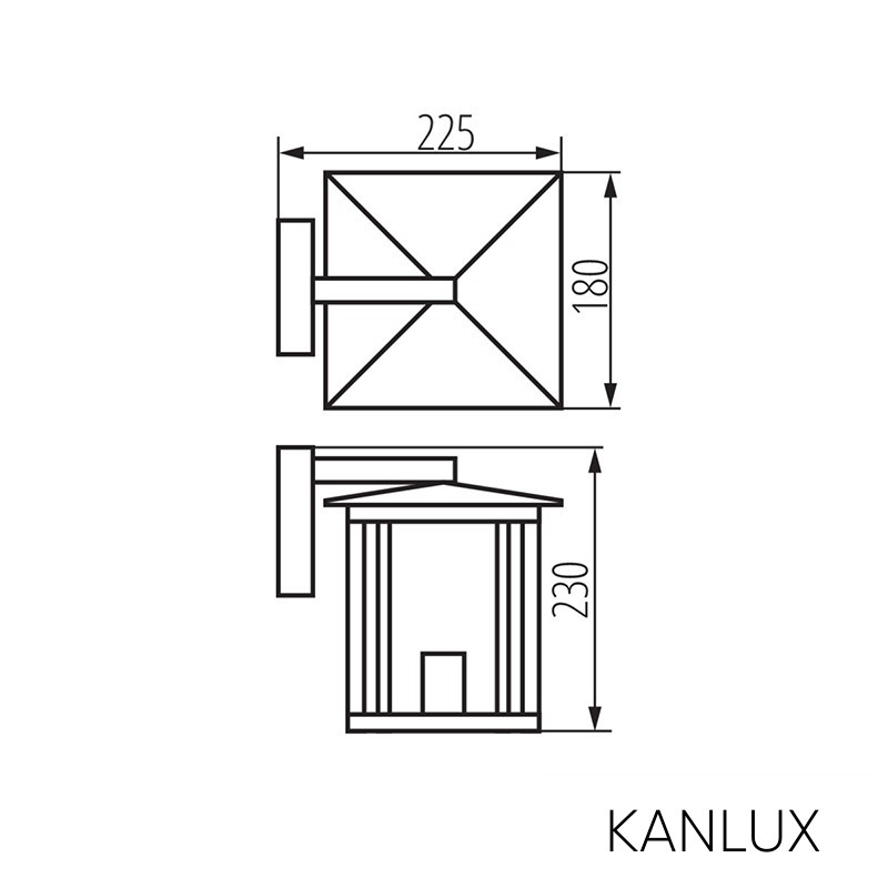 KANLUX SELTO EL 23 B lámpa E27