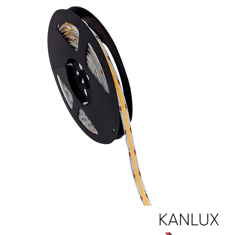 KANLUX LED STRIP LCOB 12V 10W/M IP65-WW 860lm/m 5M 3 év