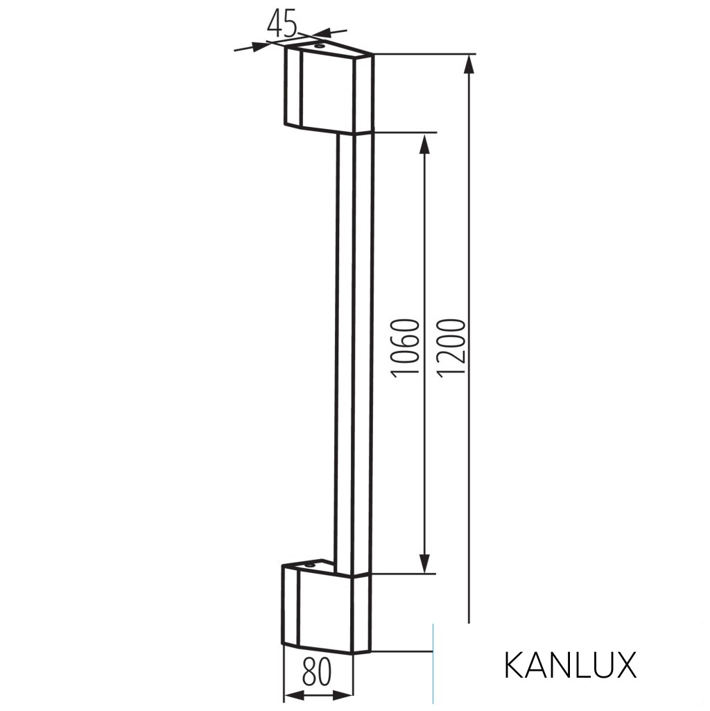 KANLUX YALTE D 12 11W NW-B lámpa