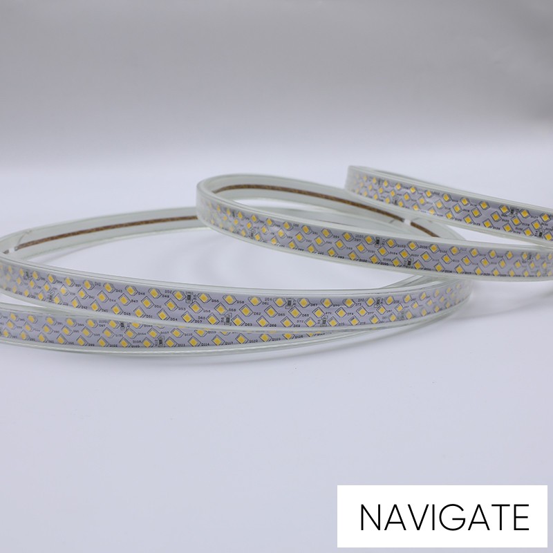 NAVIGATE LED szalag 230V 15mm 2835-276D 6500K IP65