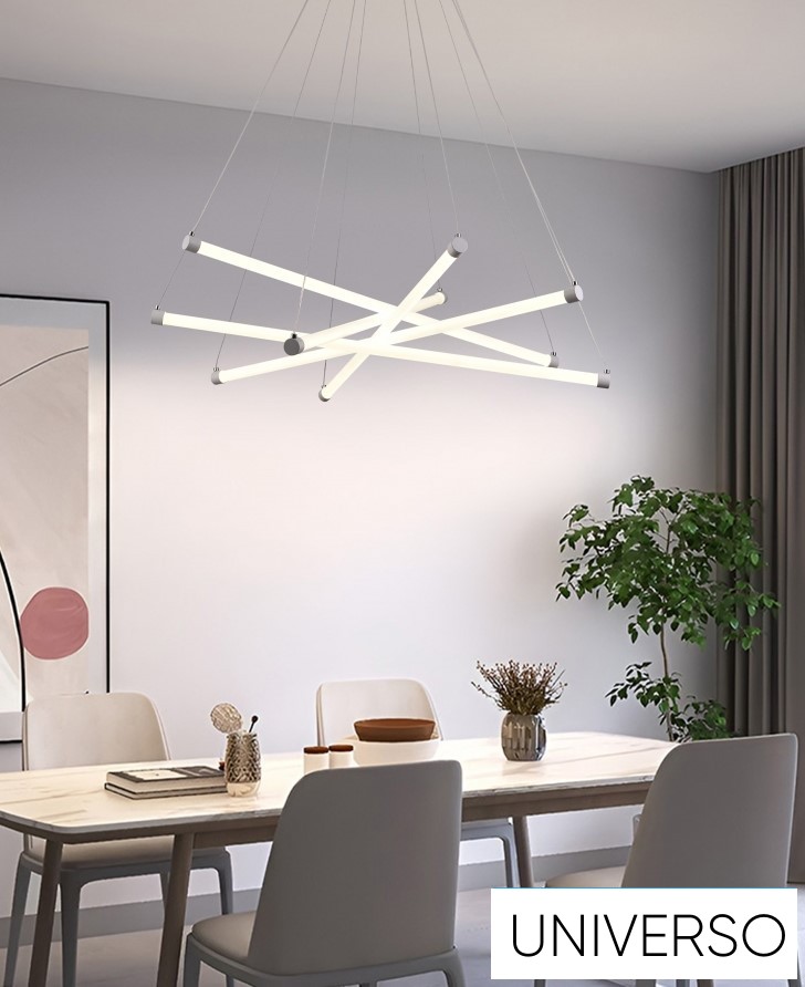 UNIVERSO Függeszték 55w 4400lm 4000k IP20 Fehér 820x1100mm