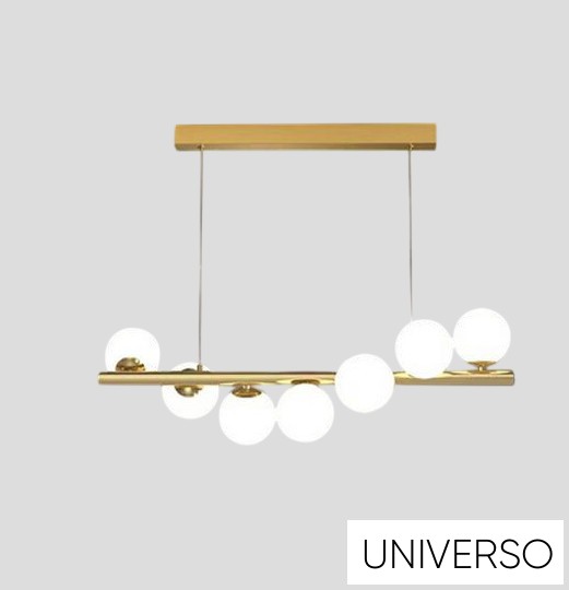 UNIVERSO Függeszték 7xG9 max.10w 1060x160x1000mm IP20 Óarany 5év