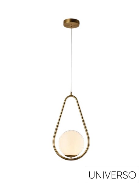 UNIVERSO Függeszték 1xG9 max.10w D210x400x1200mm IP20 Óarany 5év