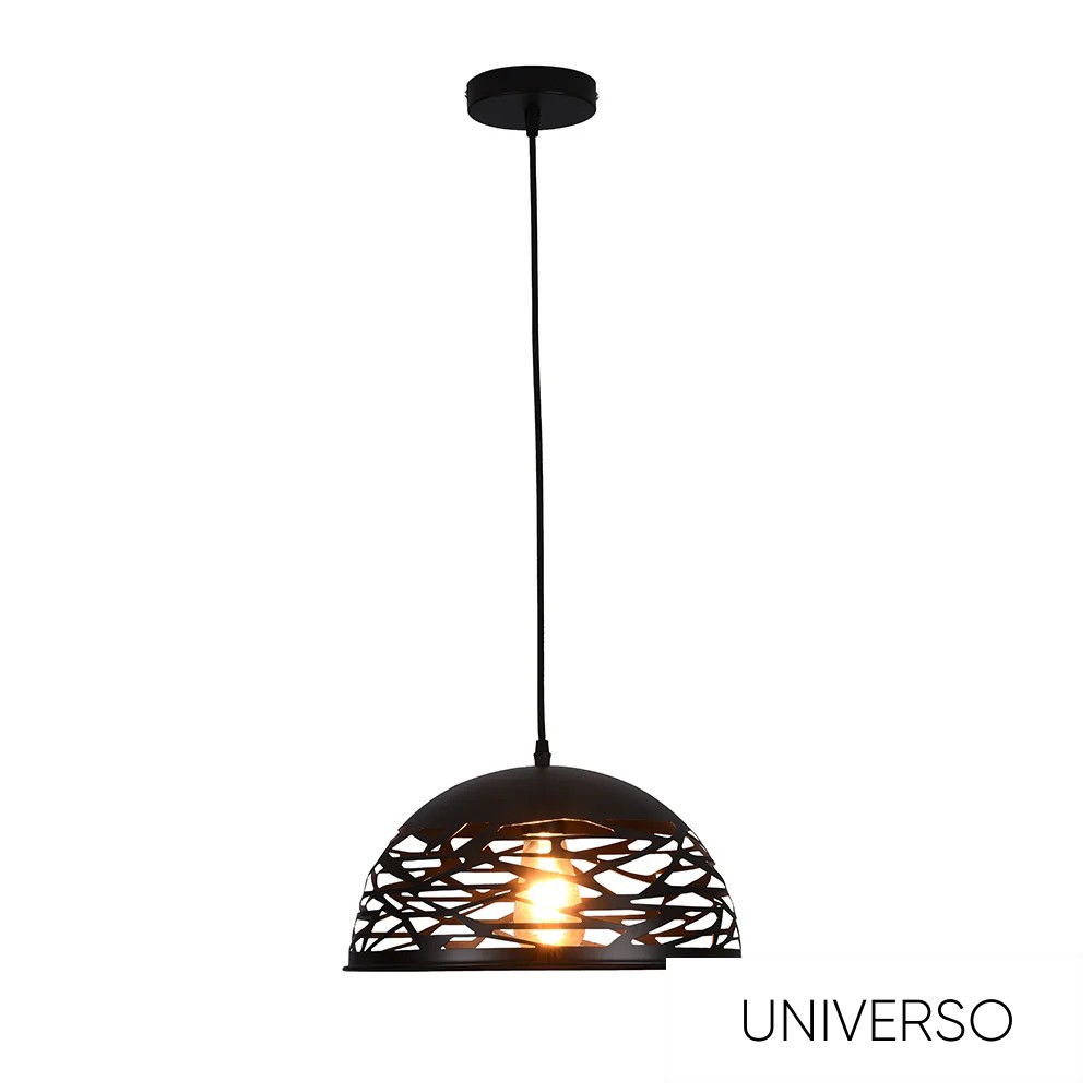 UNIVERSO Függeszték E27 max.60w IP20 ∅360 fekete