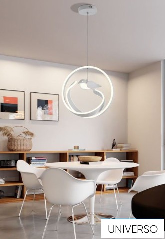 UNIVERSO Függeszték 53w 4240lm 4000k IP20 Fehér D400x1200mm